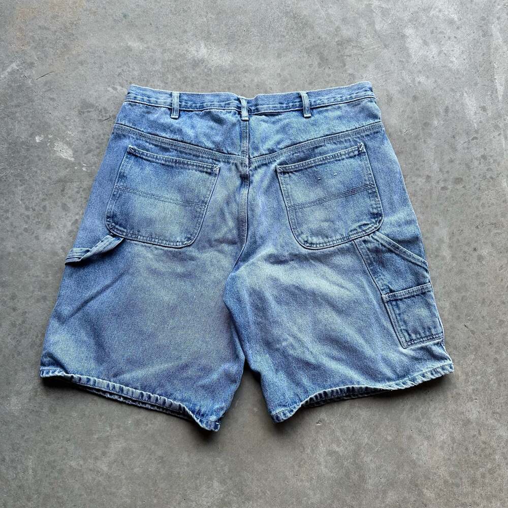 Vintage Route 66 Relaxed Fit Denim Carpenter Jorts